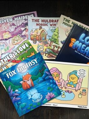 Cute and Cozy Hygee Coloring Books - Cardstock Happy Books
